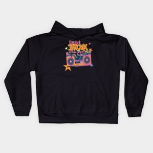 Bronx Hip Hop Roots - Groove to the Beat with this ghettoblaster Kids Hoodie